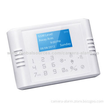 Intruder Alarm, LCD Display, 30 Zones Contact ID GSM/PSTN Module, Land-line/Cellphone SIM Card
